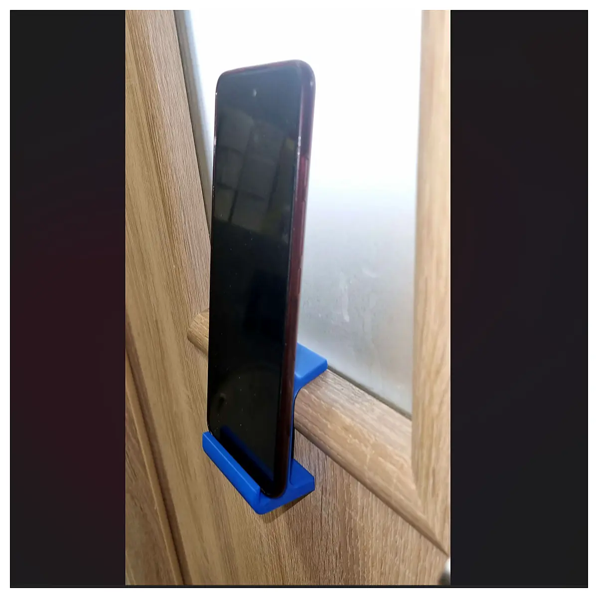 Toilet Door Phone Holder Bathroom Mobile Phone Mount Bracket Smartphone Holder Wall Mount Accessory Toilet Phone Stand