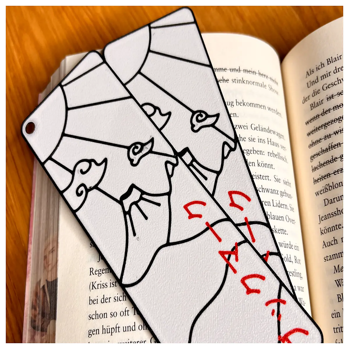 japanese style bookmark metal anime aesthetic reading marker for students library supplies