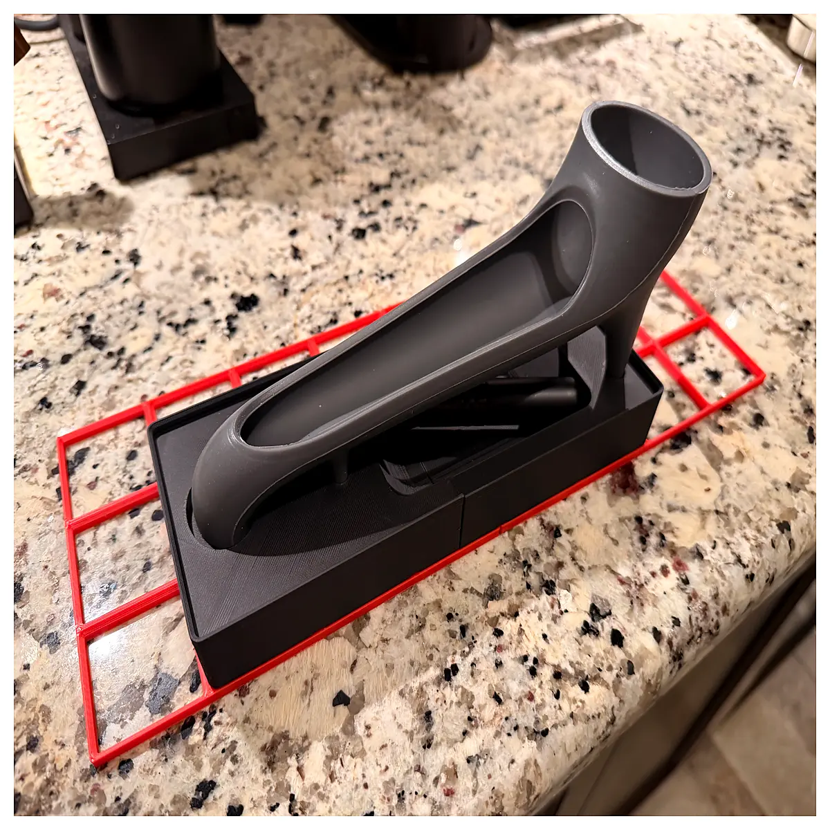 gridfinity compatible coffee maker water reservoir funnel espresso machine parts organizer modular storage bin for barista tools