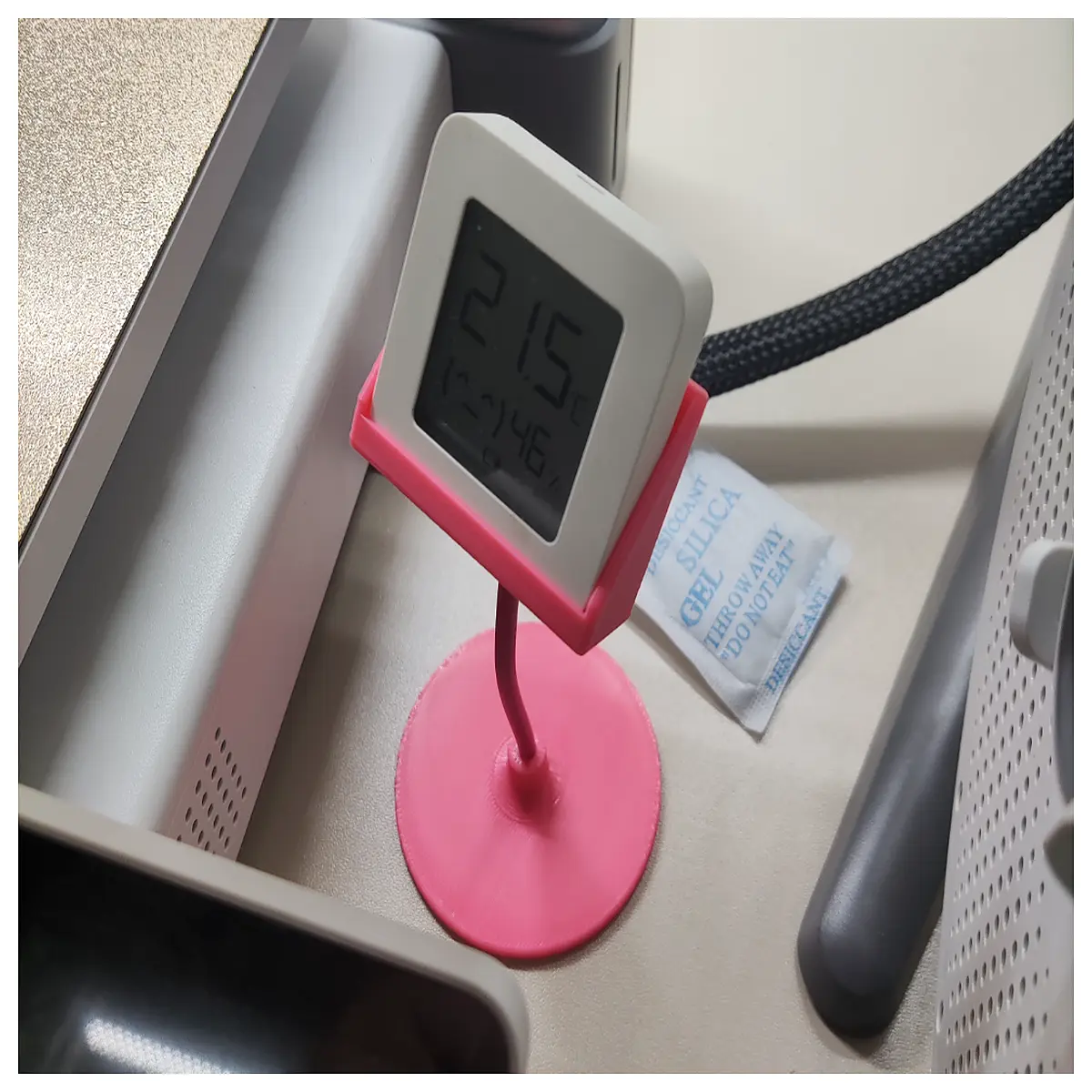 Hygrometer Stand 2 Pack Wall Mount Holder Hanging Installation Home Humidity Sensor Accessories