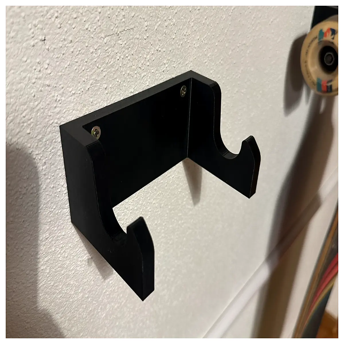 longboard wall mount rack storage system for garage home hook duty aluminum