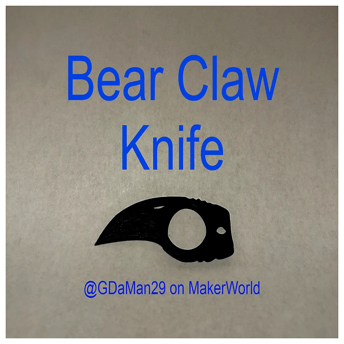 Bear Claw Hunting Outdoor Survival Sharp Blade Hiking Camping Gear Outdoor Sports Equipment