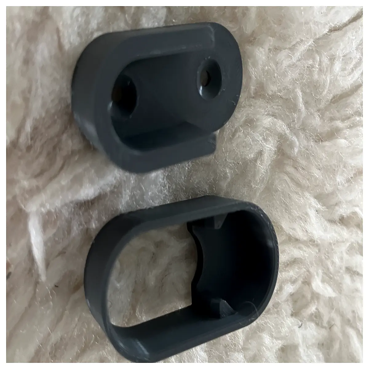 wardrobe rod support brackets oval shape duty closet shelf hardware mounting clips