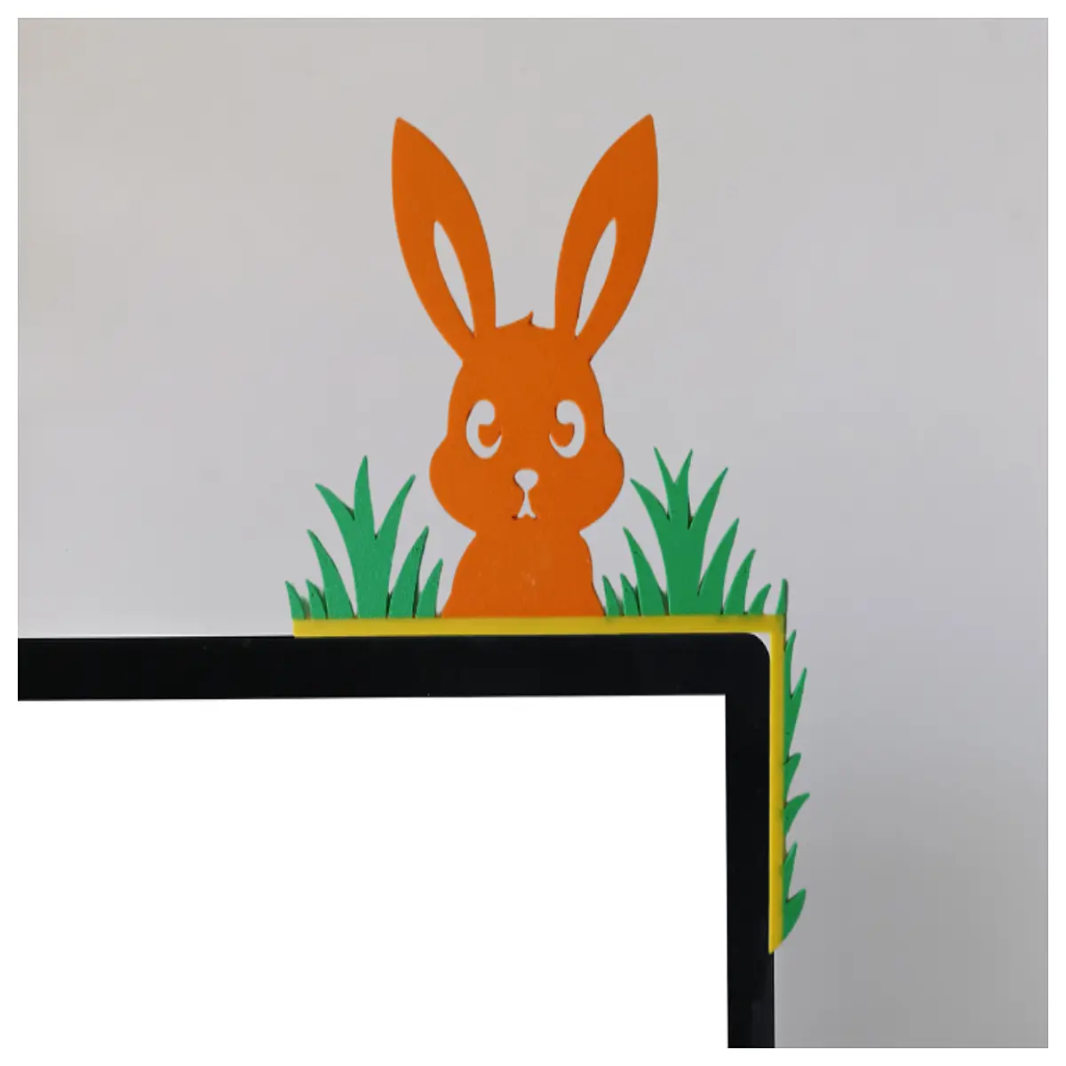 Easter Shadow Bunny Decoration Festive Corner Decor Easter Egg Pattern Easter Ornament Accessory