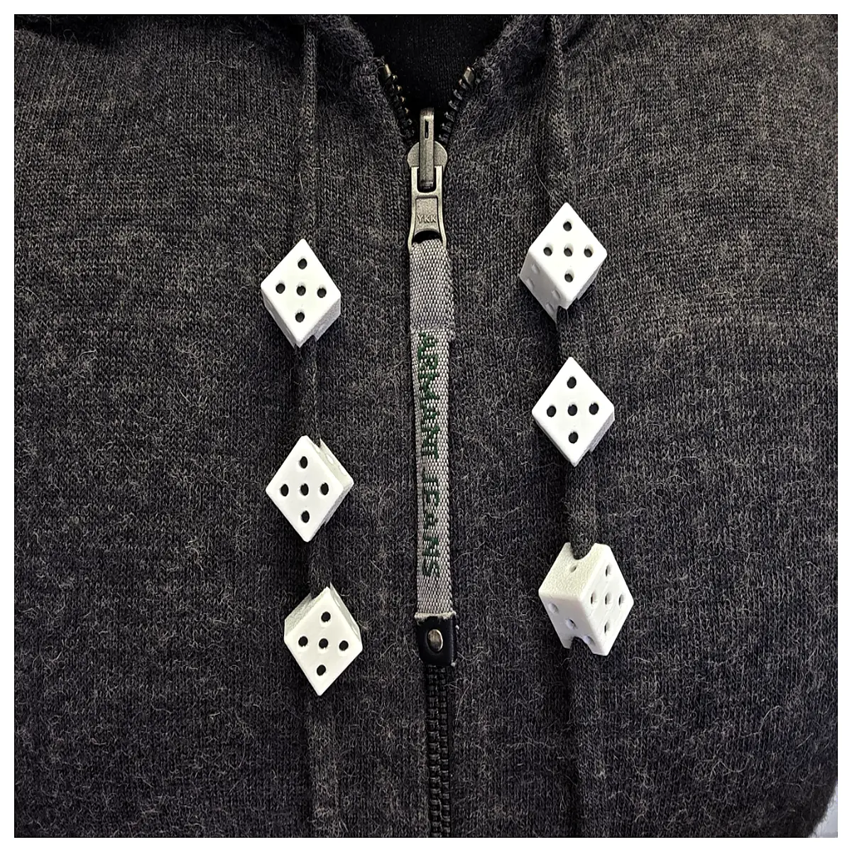 Dice Charm Beads Dice Pulling String Accessories Dice Cap Decoration Dice Accessory Dice Game Components