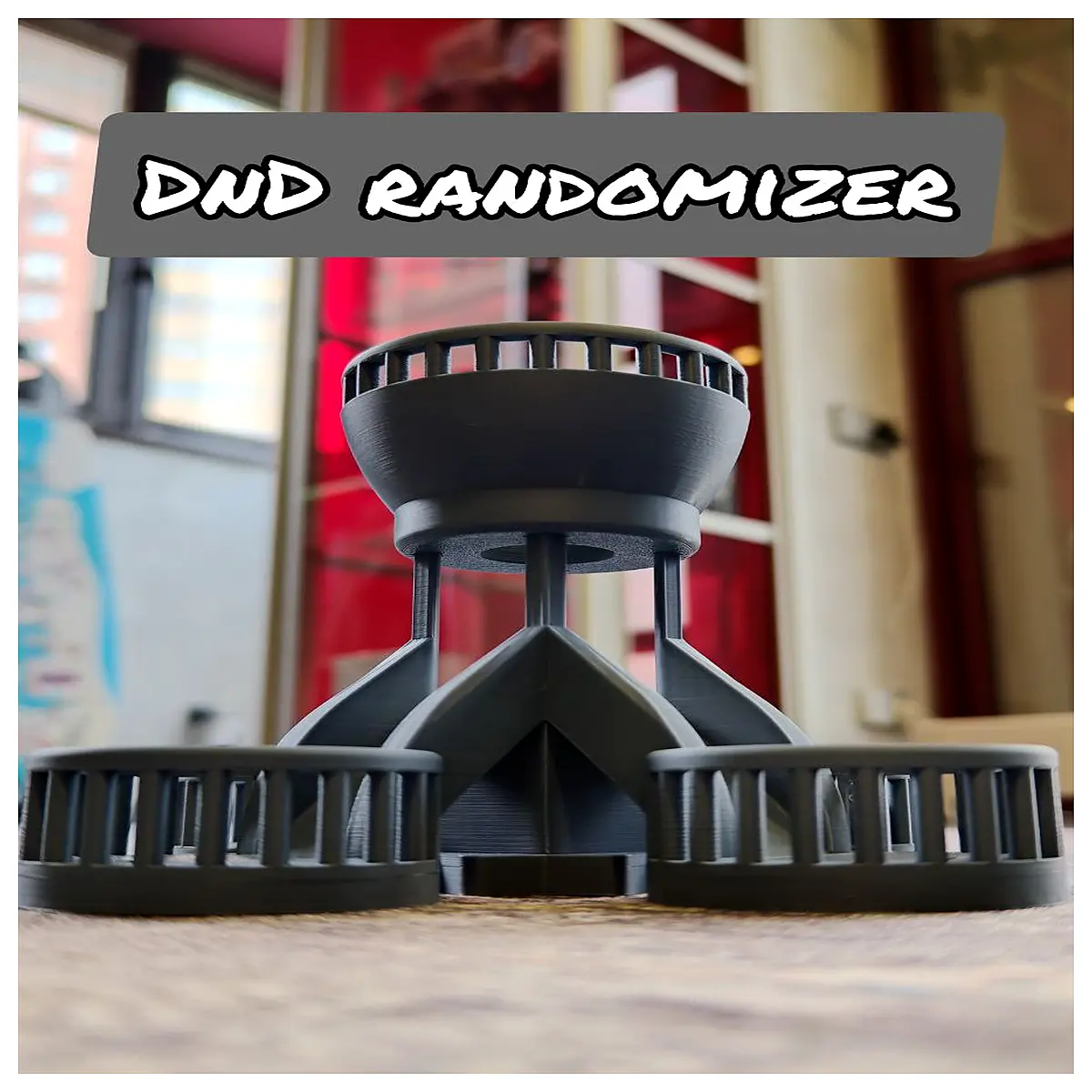 dnd dice tower randomizer polyhedral roll aid for dungeons and dragons tabletop rpg