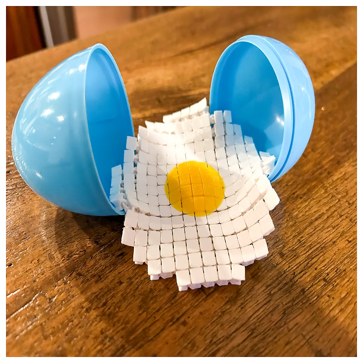 cute fried egg action figure collectible toy for desk decoration anime style movable joints
