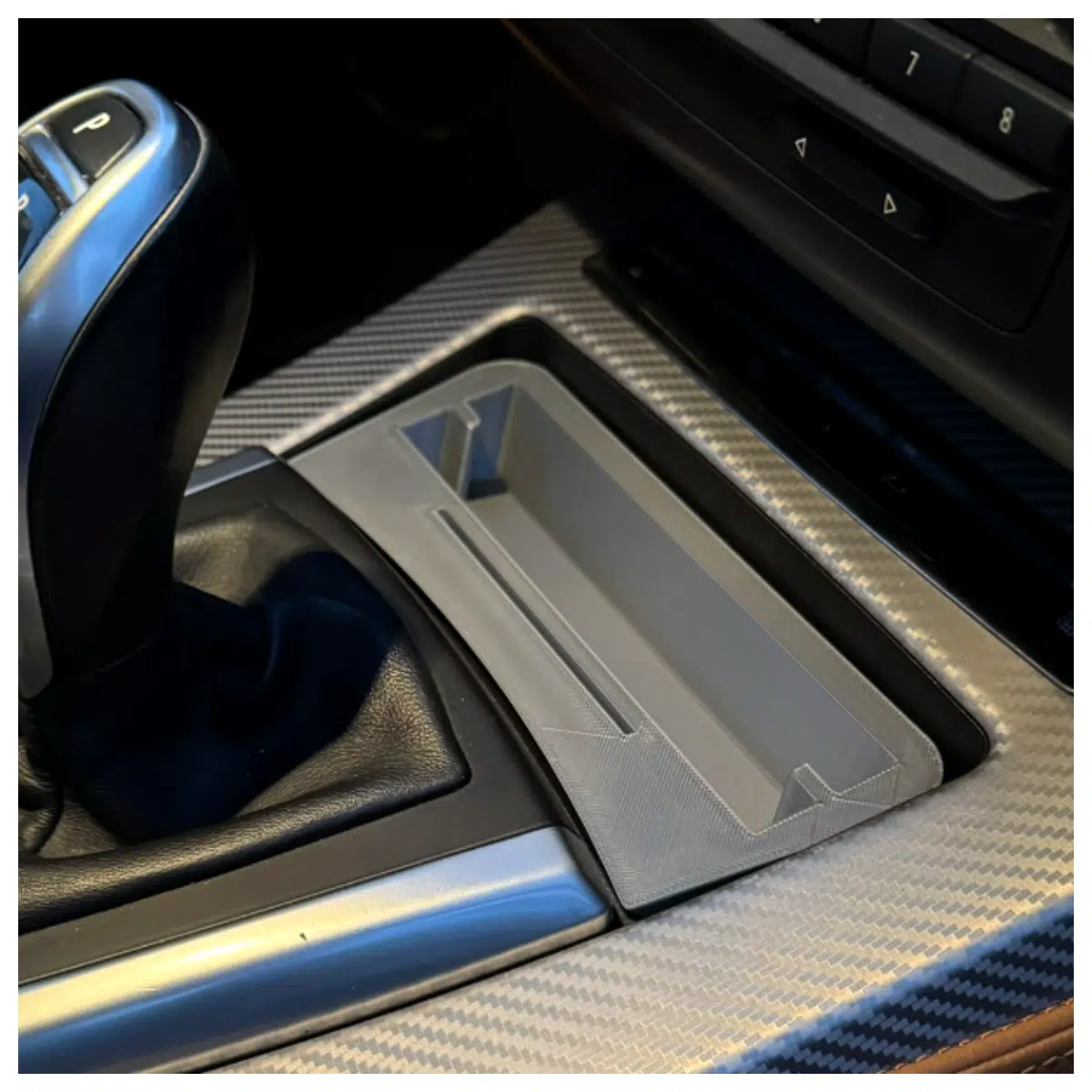 Z4 E89 Storage Organizer Phone Mount Car Accessories Interior Parts Mobile Card Holder