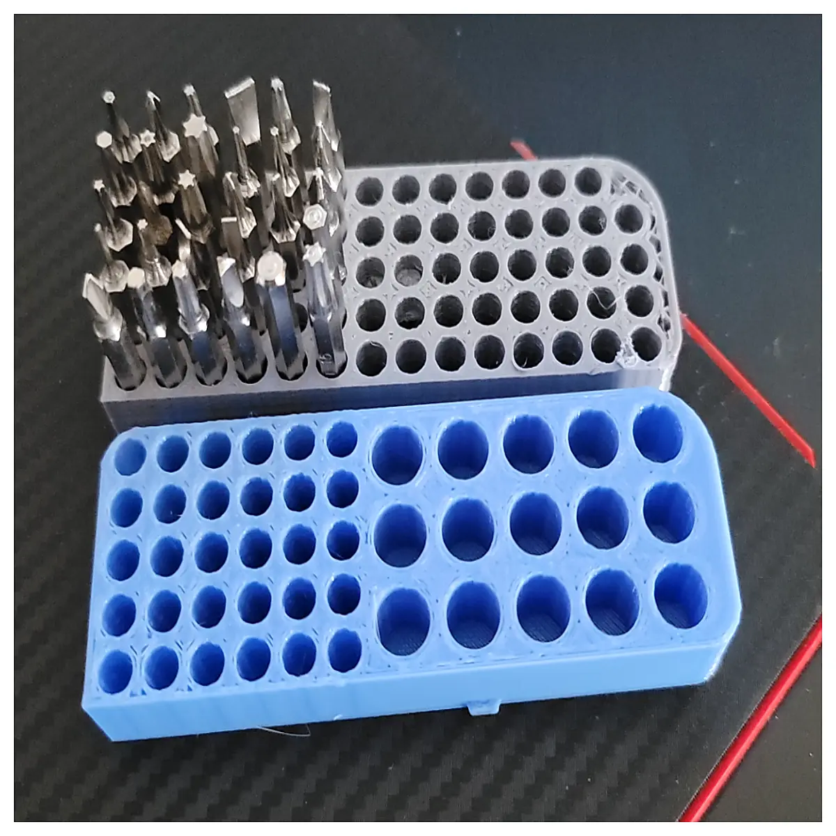 worx 242 6 35mm hex shank screwdriver bits set storage box organizer case for power drill accessories