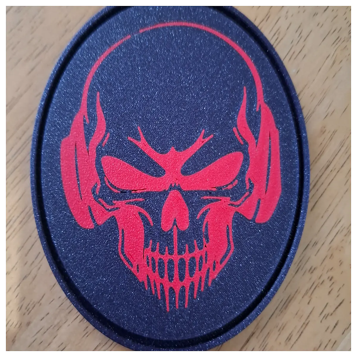 gaming mousepad with headphone skull design desk mat rgb headset holder for pc setup