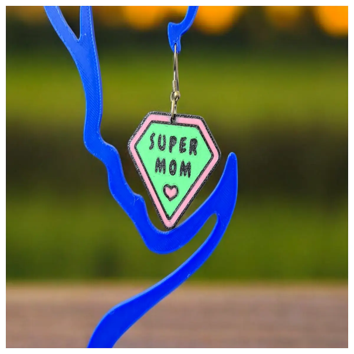 Super Mom Earrings Women Gift Elegant Earring Stylish Jewelry Mother s Day Gift Fashion Earrings