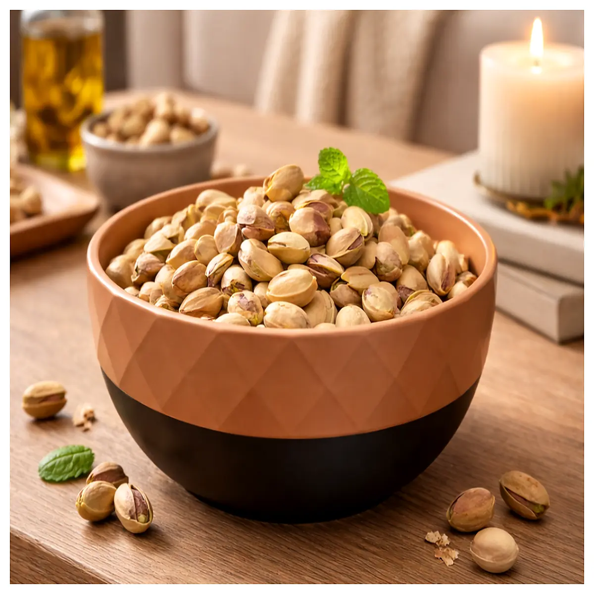 realistic pistachio shell prop for cooking class bakery decor food styling photography nut shells