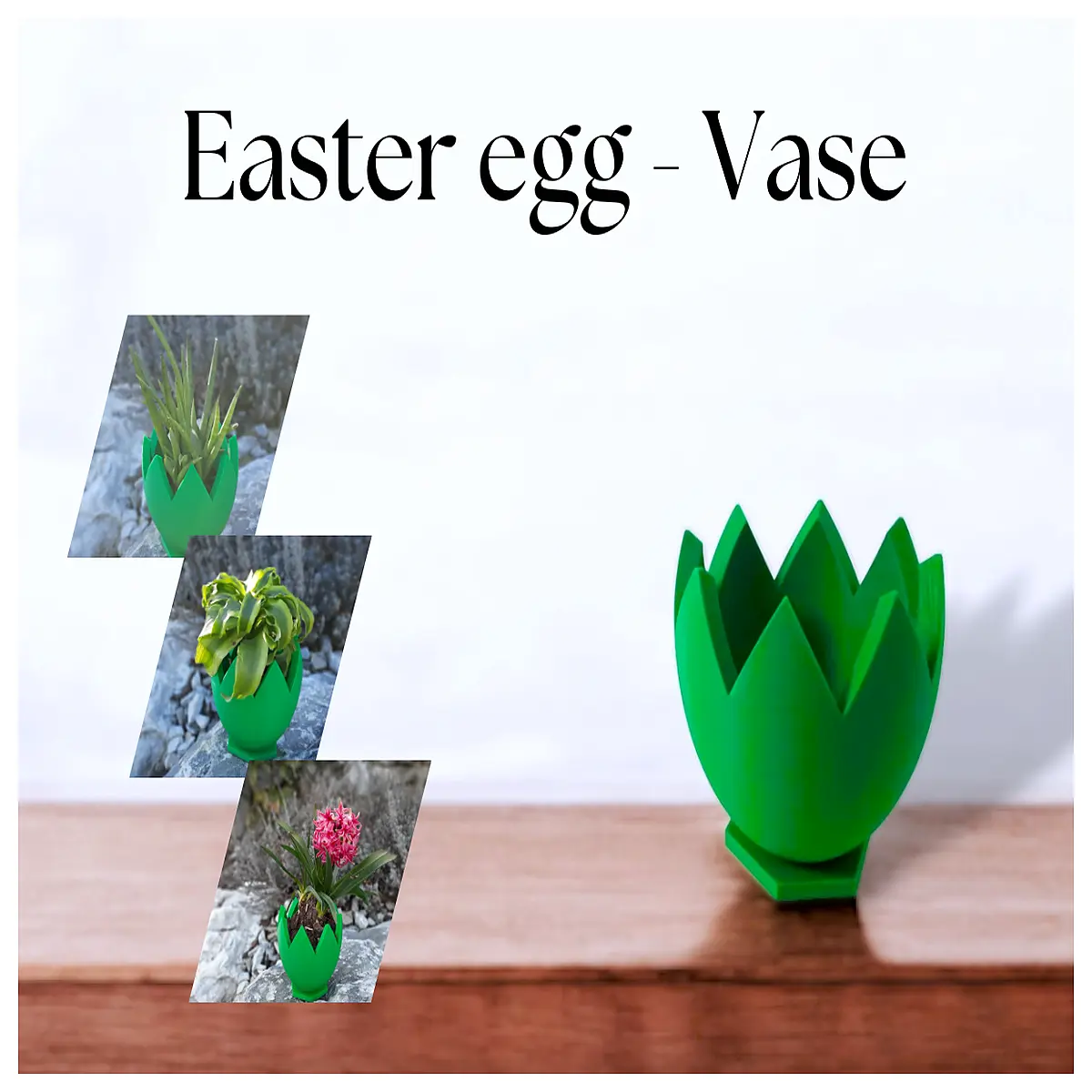 Easter Egg Vase Easter Decor Floral Arrangement Holiday Gift Egg Holder Decorative Vase
