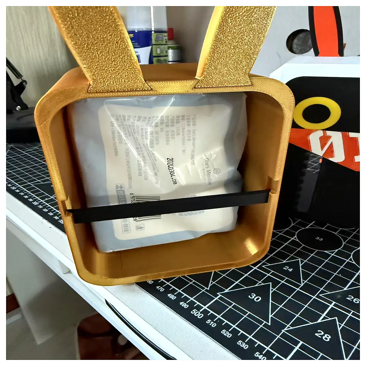 bangboo tissue box holder season 2 gold variant anime desk decor collectible figure storage organizer