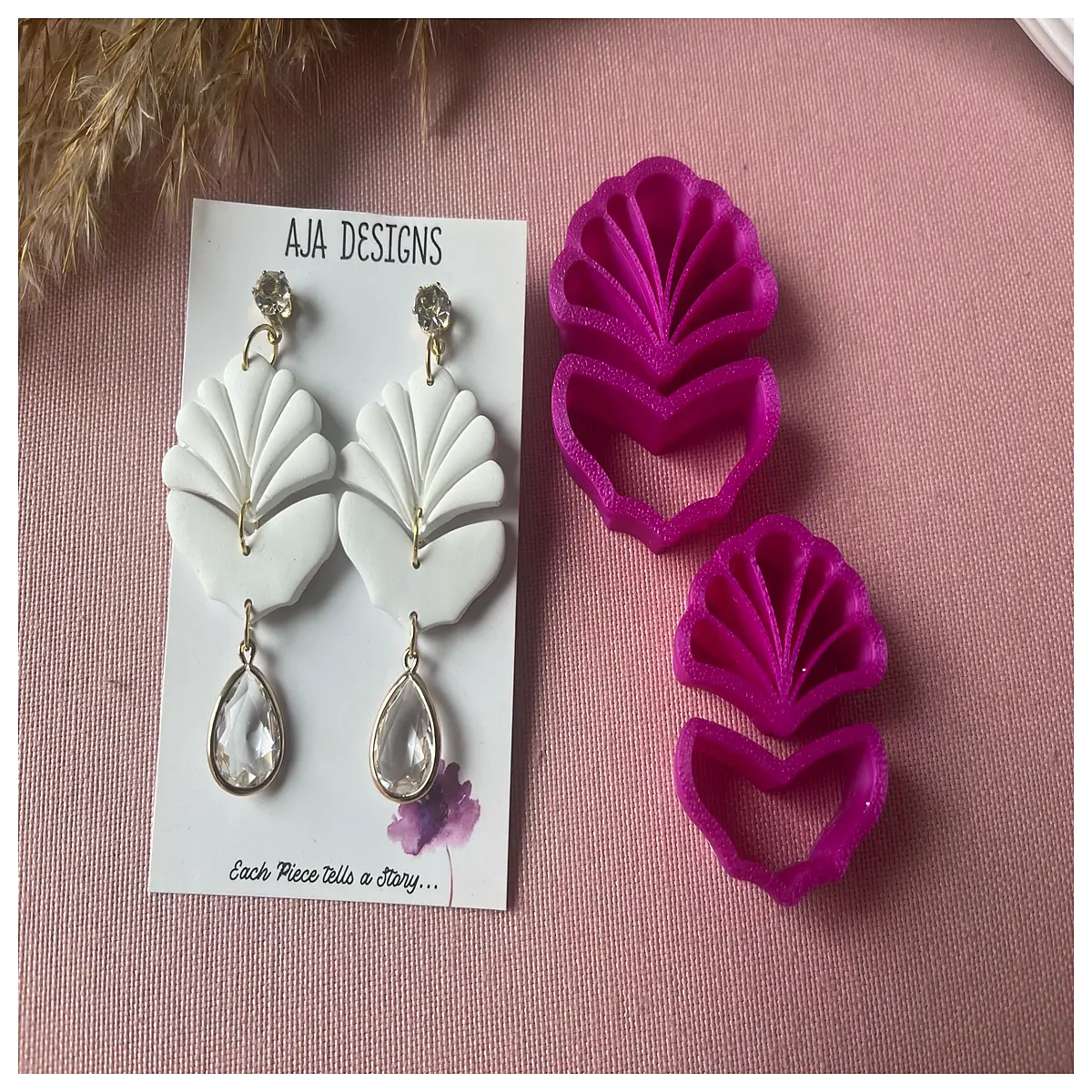 Polymer Clay Earring Molds DIY Earring Making Creative Ear Stud Templates Fast for Jewelry Creation
