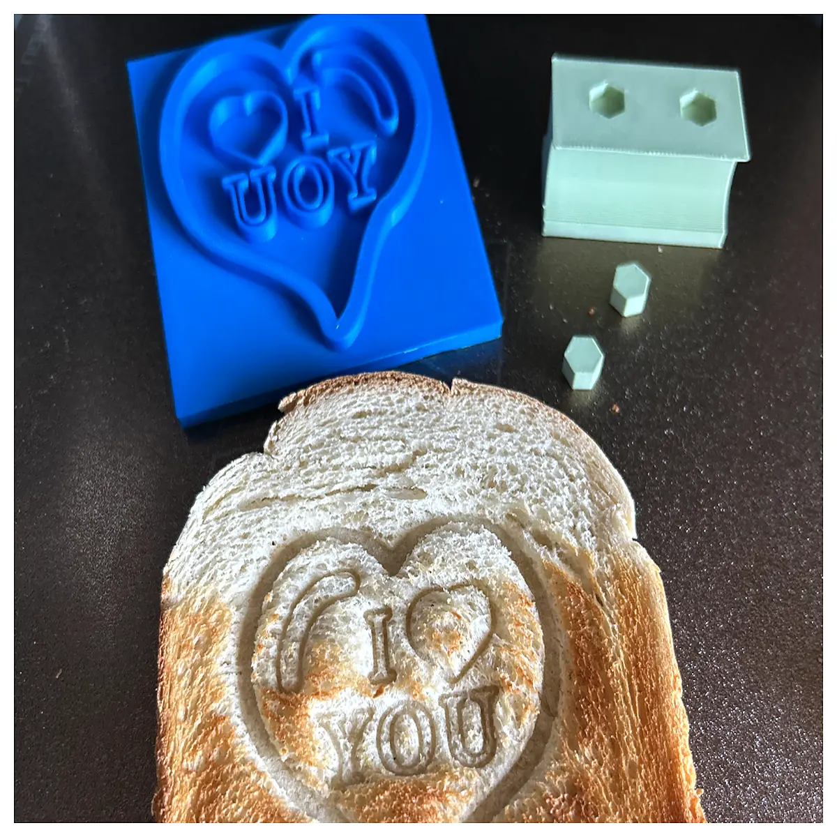 cute love toast bread stamp maker kitchen diy breakfast press tool for homemade sandwiches and baking gifts