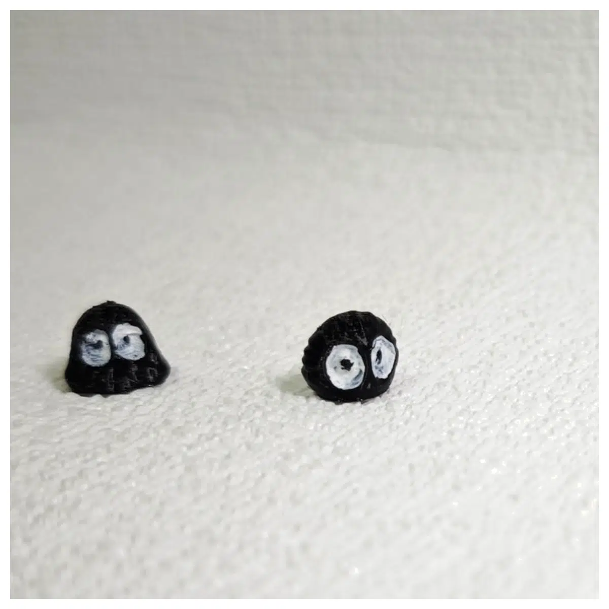 halloween coal goblin plush toy black cute mini decoration for kids party favor