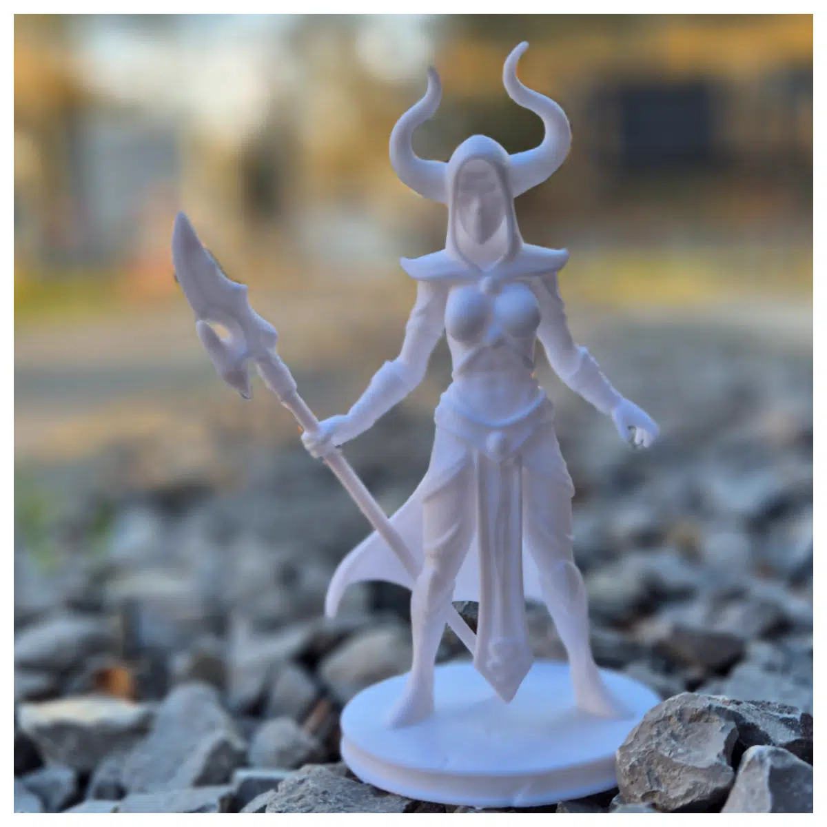 Female Statue Sculpture Art Figurine Desk Decoration Gift Battle Goddess Collection