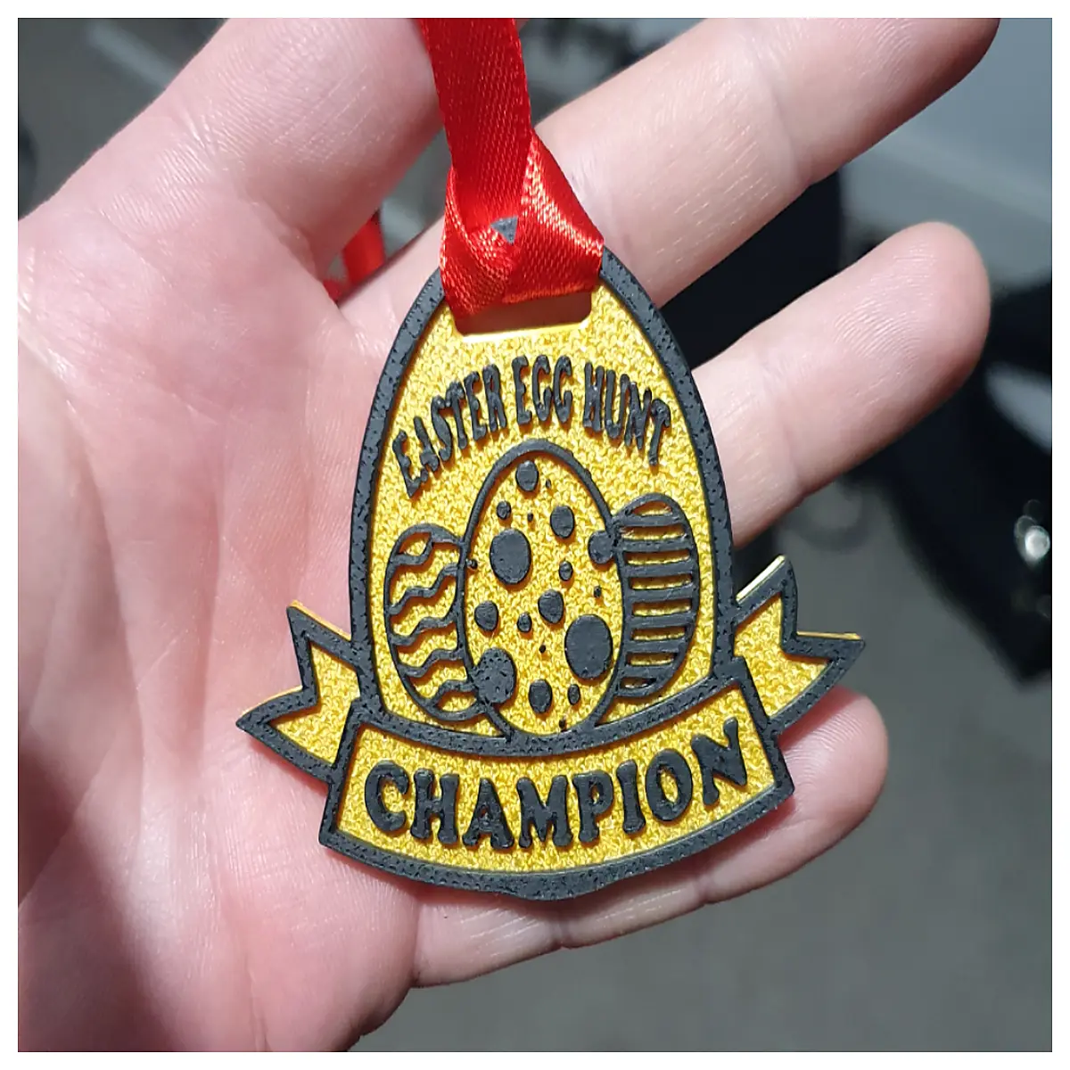 Easter Egg Hunt Trophy Award Festival Gift Egg Hunt Decoration Competition Medal