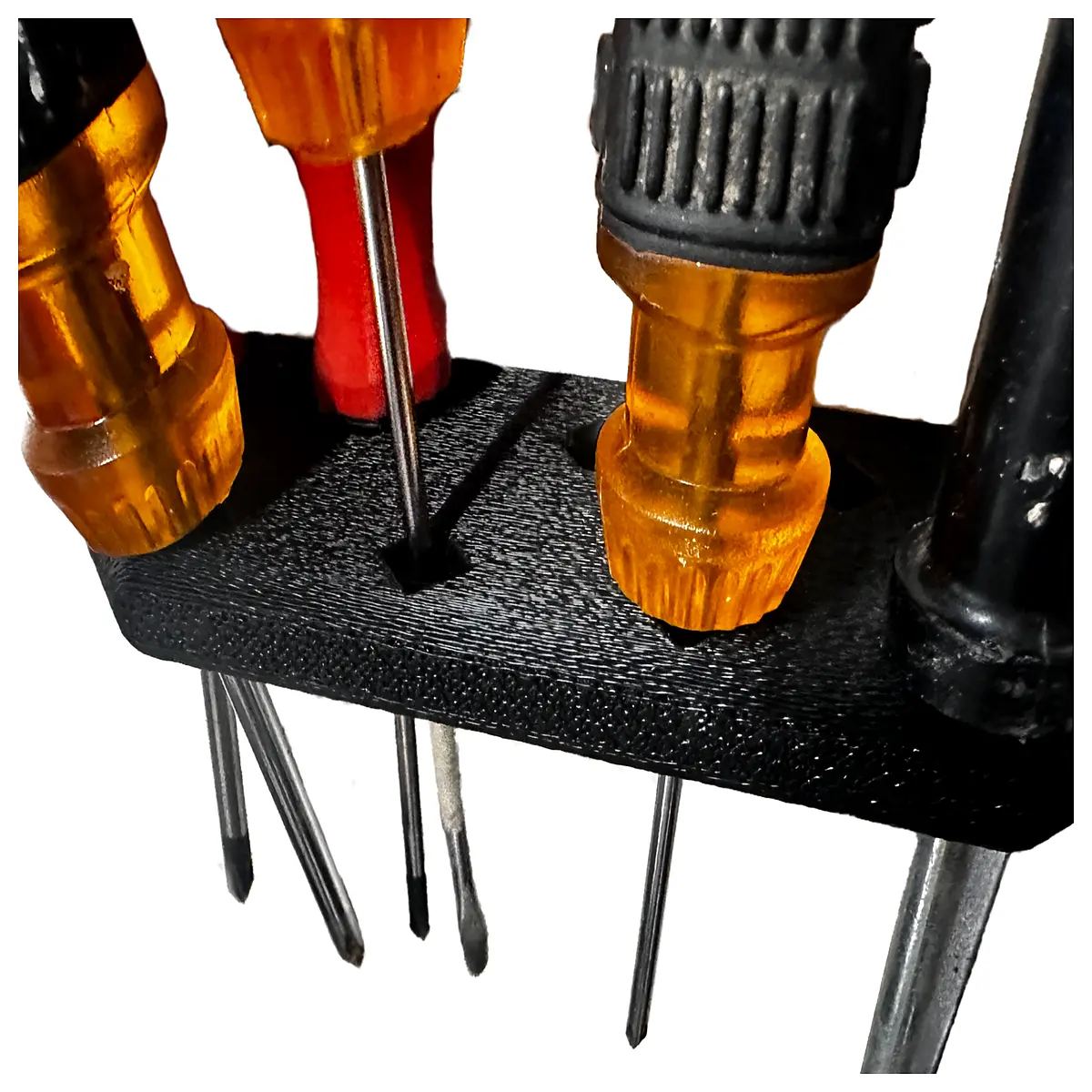 magnetic screwdriver holder wall mount organizer rack for tools garage workshop storage