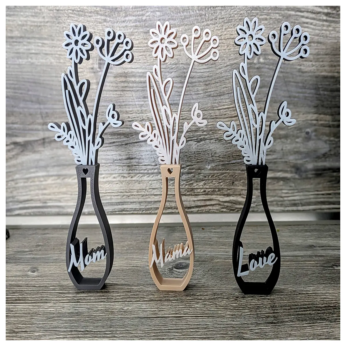Vase Flowers Mother s Day Gift Mom Present Mother s Day Flowers Decoration Bouquets Floral Arrangements