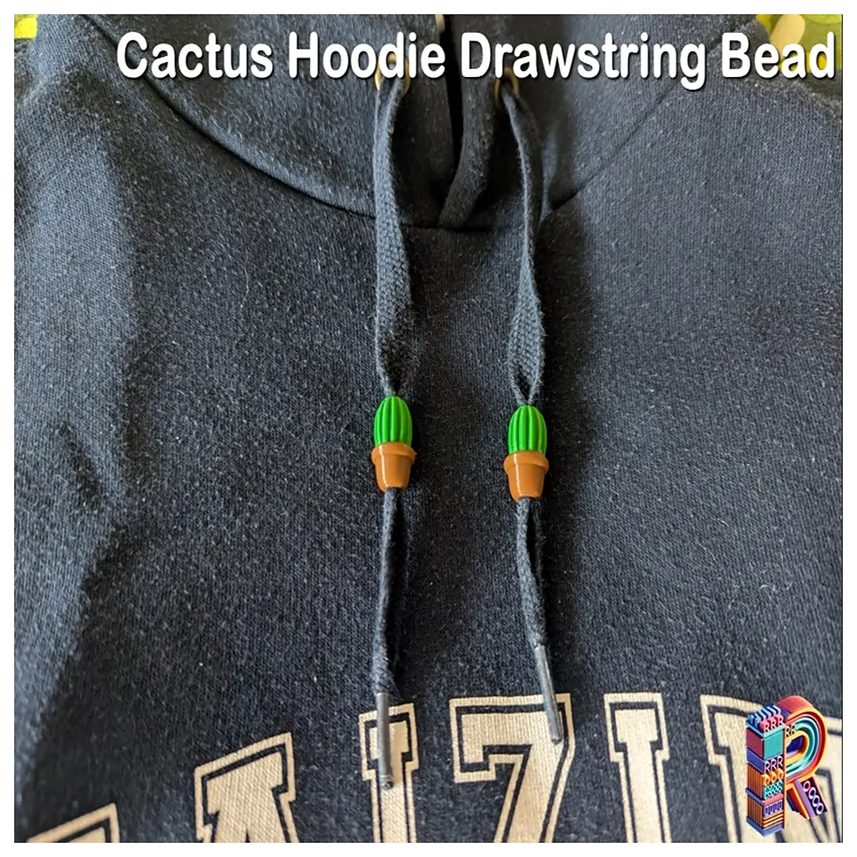 cactus drawstring hoodie with beads boho festival outfit