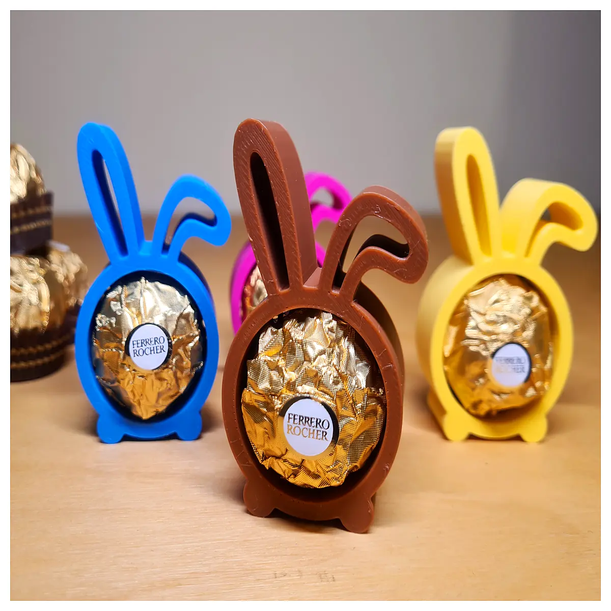 Ferrero Easter Bunny Chocolate Rabbit Toy Kids Birthday Gift Easter Decoration Candy Collection