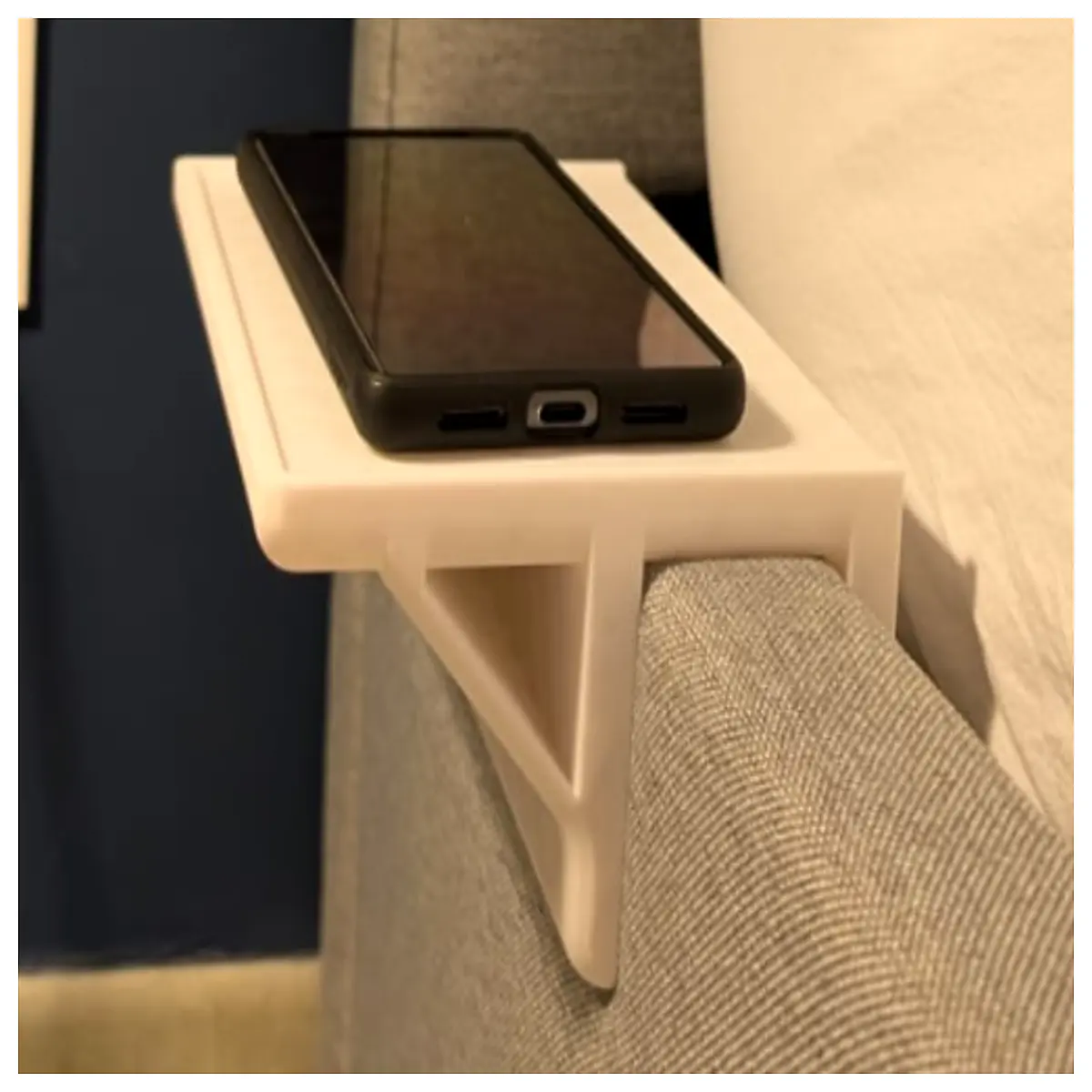 bedside caddy organizer for bed frame hanging storage tray remote phone cup holder bedside table alternative