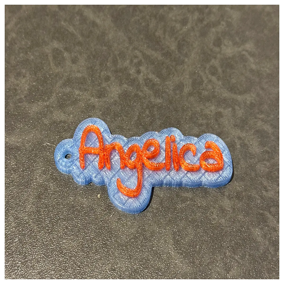 Angelica Keychain Keyring Simple Fashion Personalized Key Charm Unisex Car Home Office Use Key Accessories