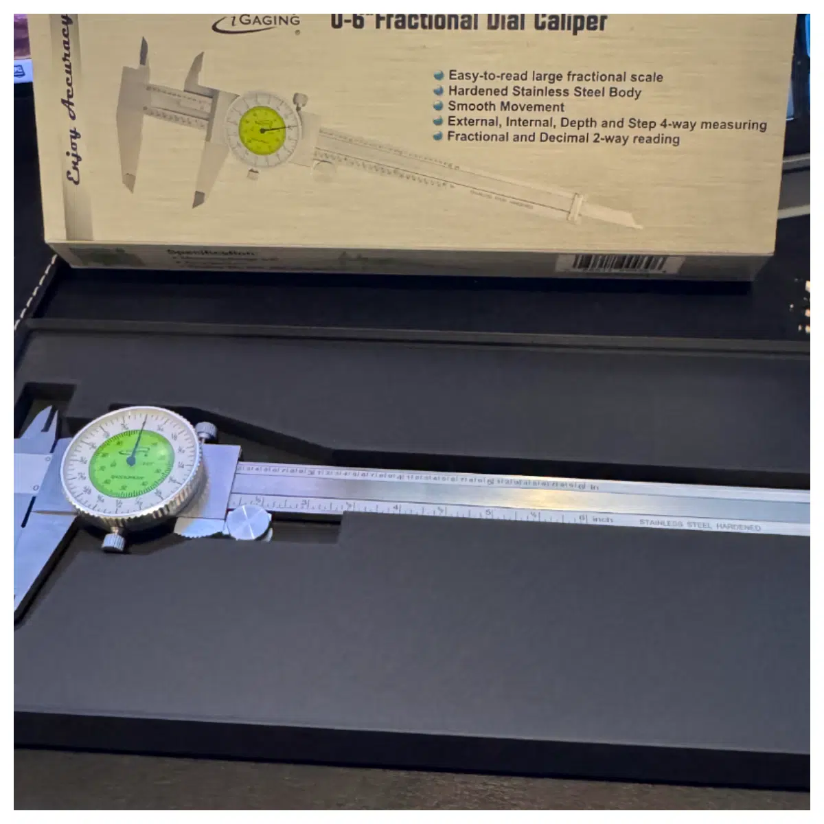 iGaging 0 6 Inch Vernier Caliper Gridfinity Measurement Tool Precision Measurement Parts Measuring Caliper