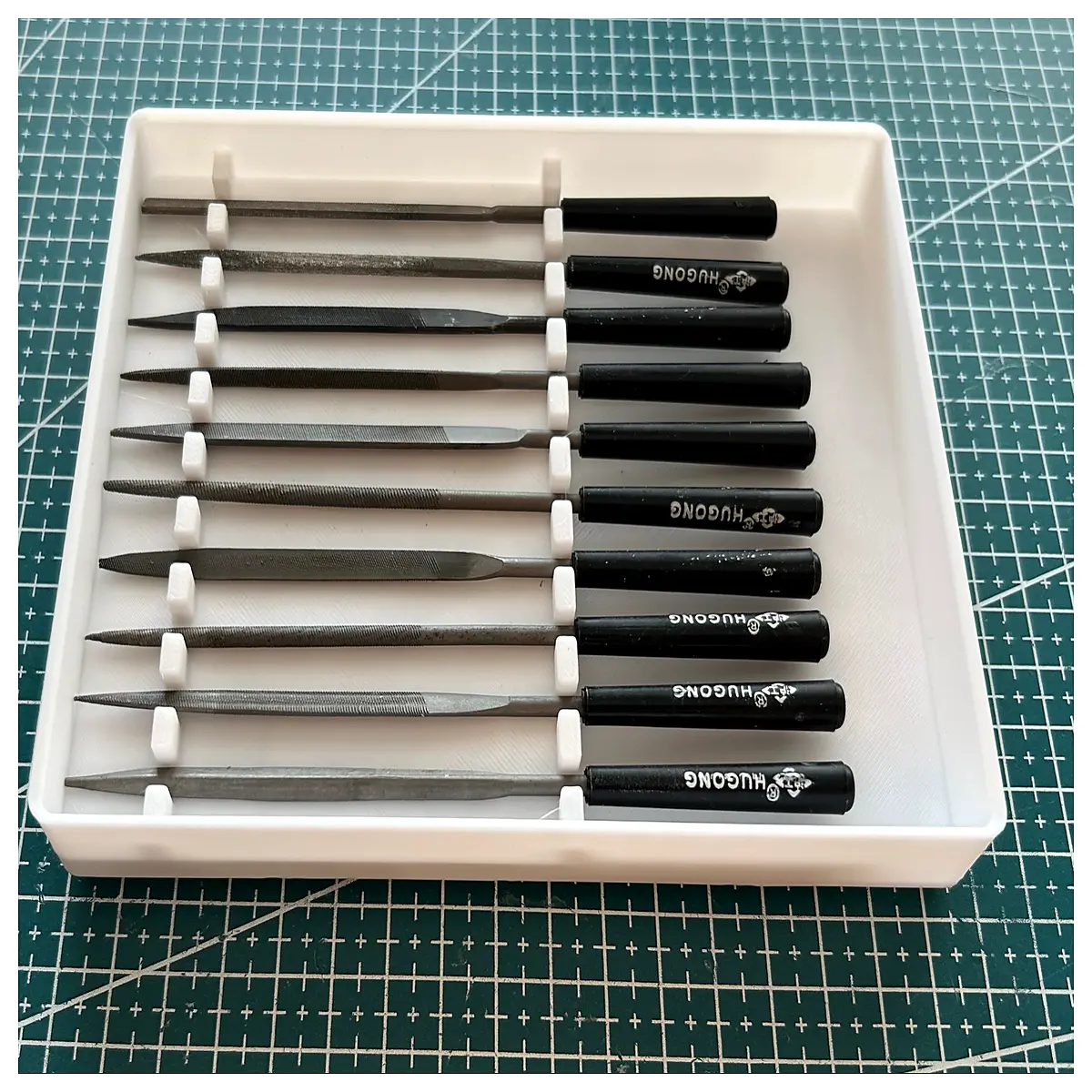 Stackable Gridfinity Pin Nail Files Rack 3x4 Organizer Desk Storage Pin Head Classification Mini Tool Box