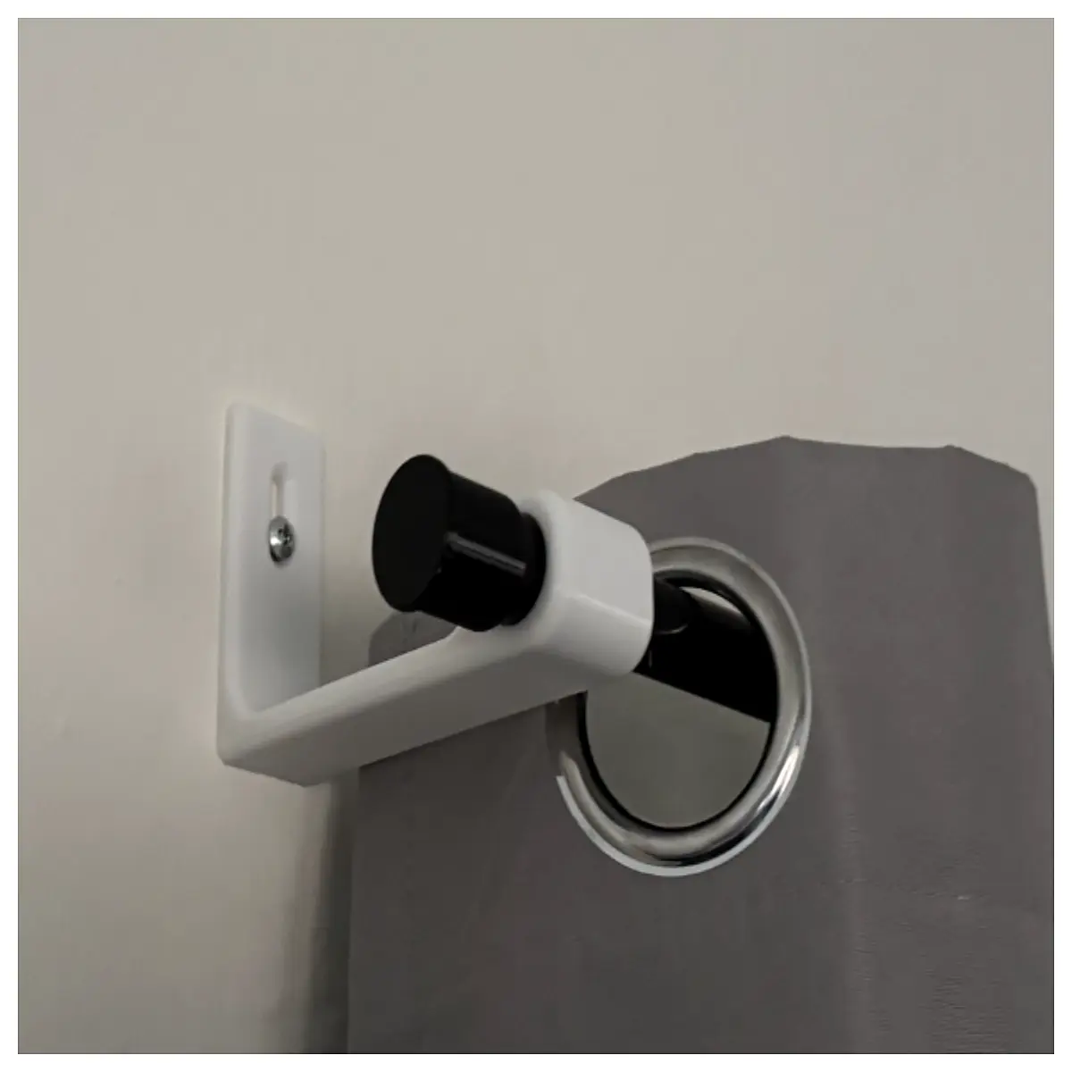 curtain rod brackets with end caps duty decorative finials for drapes
