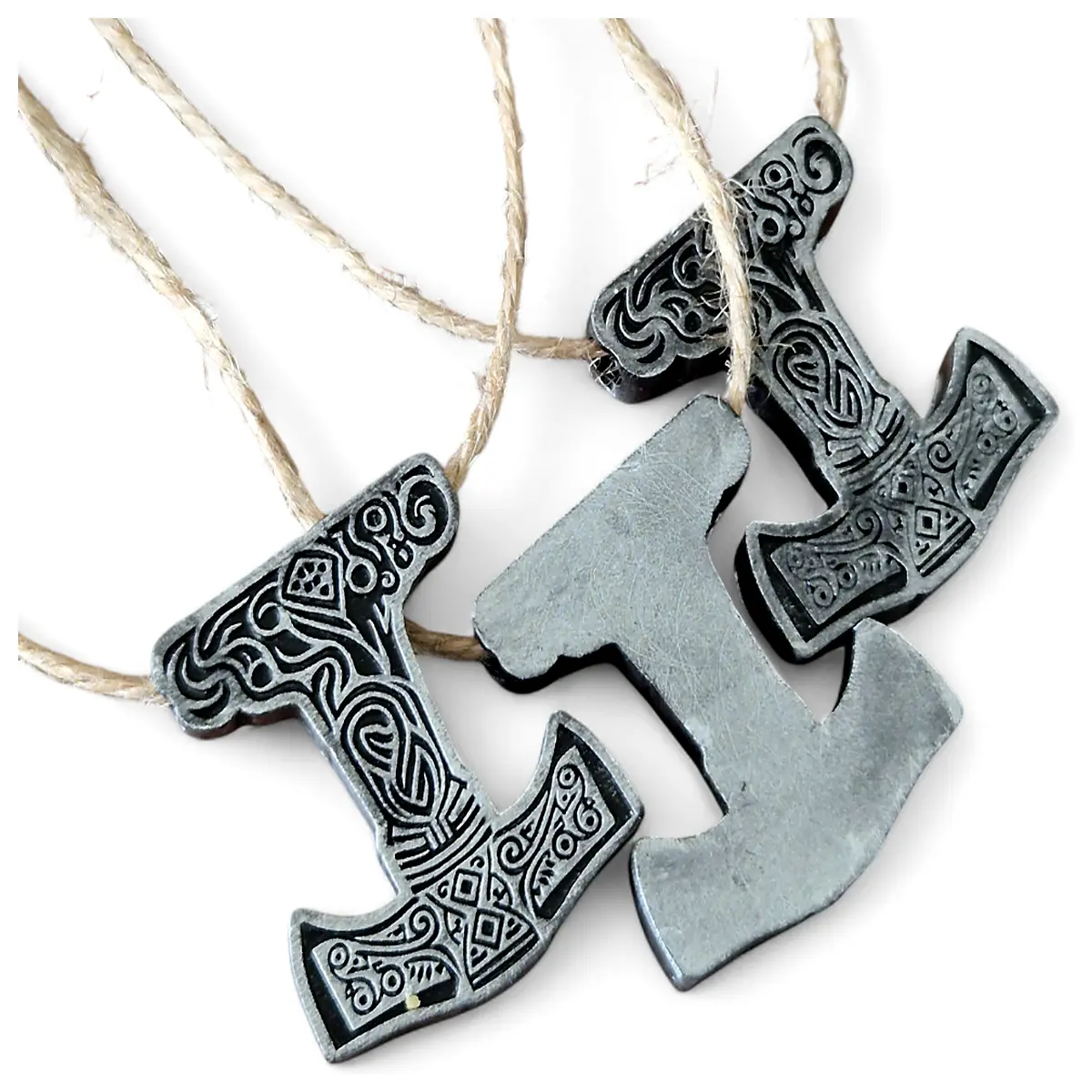 Thor s Hammer Necklace Jewelry Hammer Pendant Norse Culture God of Thunder Necklace Men s Fashion Gift
