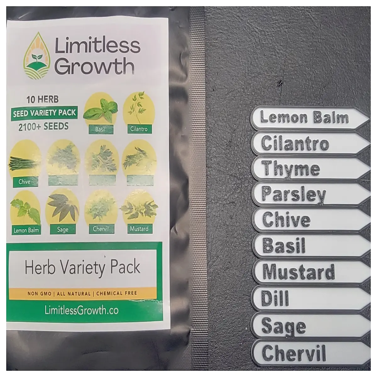 natural herbal plant markers for garden vegetable beds biodegradable wooden stakes with jute twine for labeling herbs and flowers