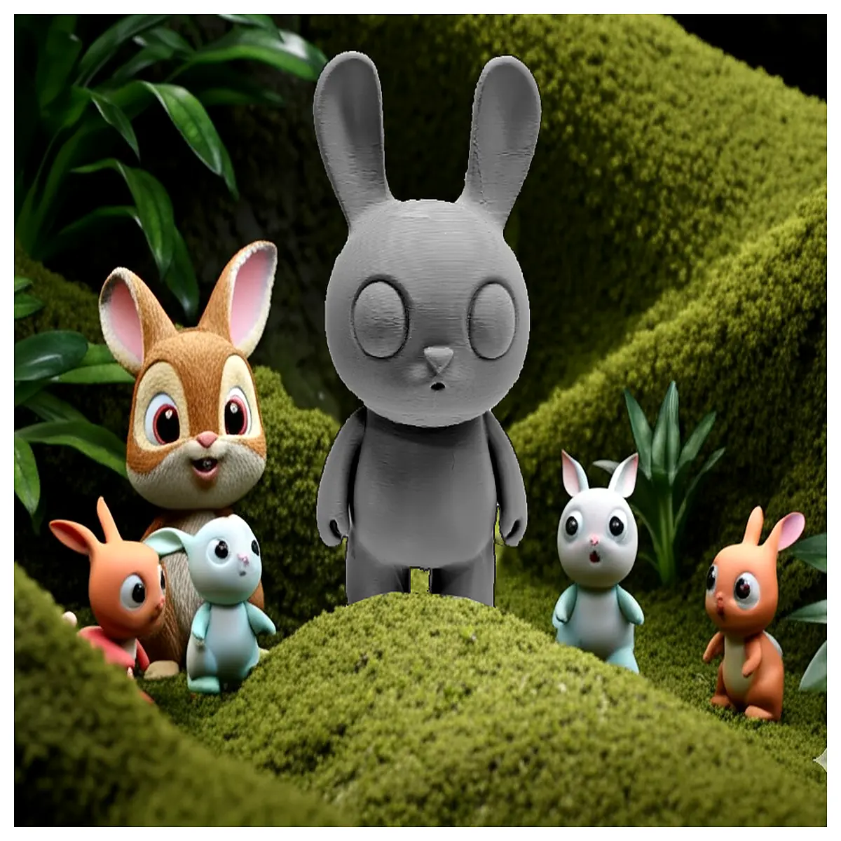 hollow bee rabbit plush toy cute animal keychain bag charm hollow out stuffed bunny doll for kids girls gift soft huggable cartoon character