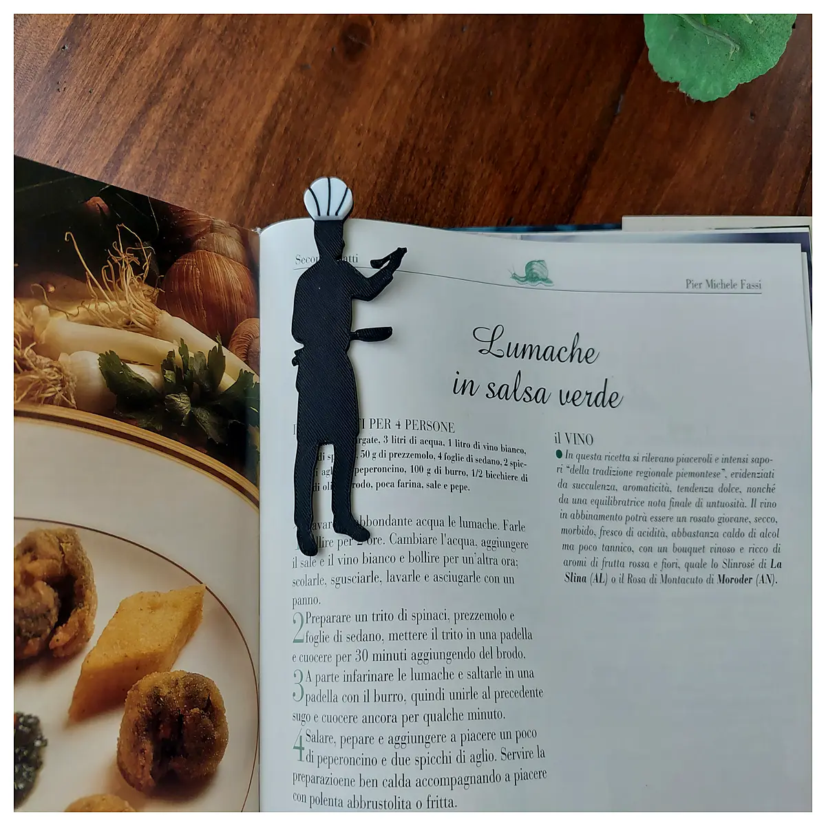 chef bookmark for culinary students kitchen decor cooking teacher gift book lover