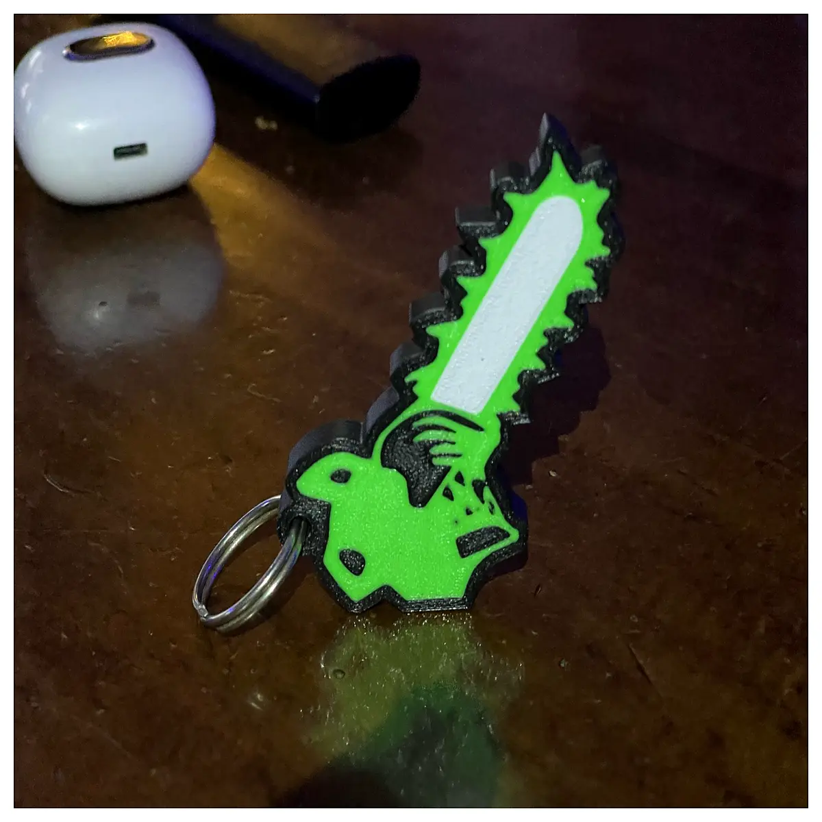 Sawman Keychain Anime Collectible Horror Mystery Manga Accessory Gift Decoration