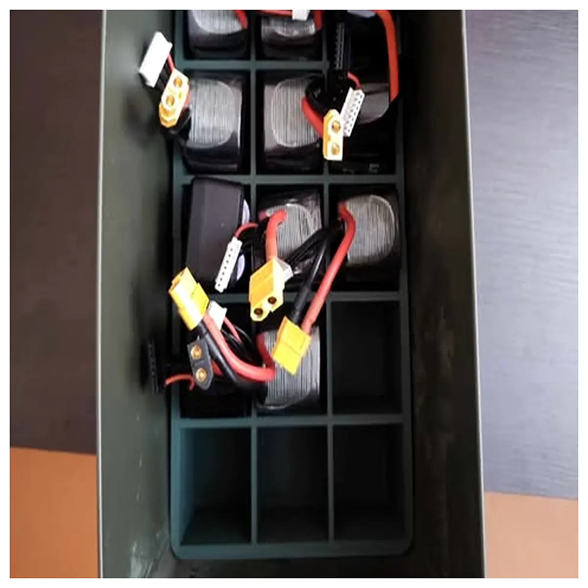 6S 1300mAh Lithium Polymer Battery Holder Compatibility Battery Securing Bracket Aviation Grade Fast Installation Aerospace