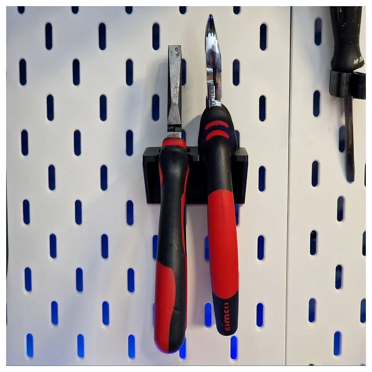 wall mounted pliers holder organizer pegboard hook storage rack for workshop garage tools