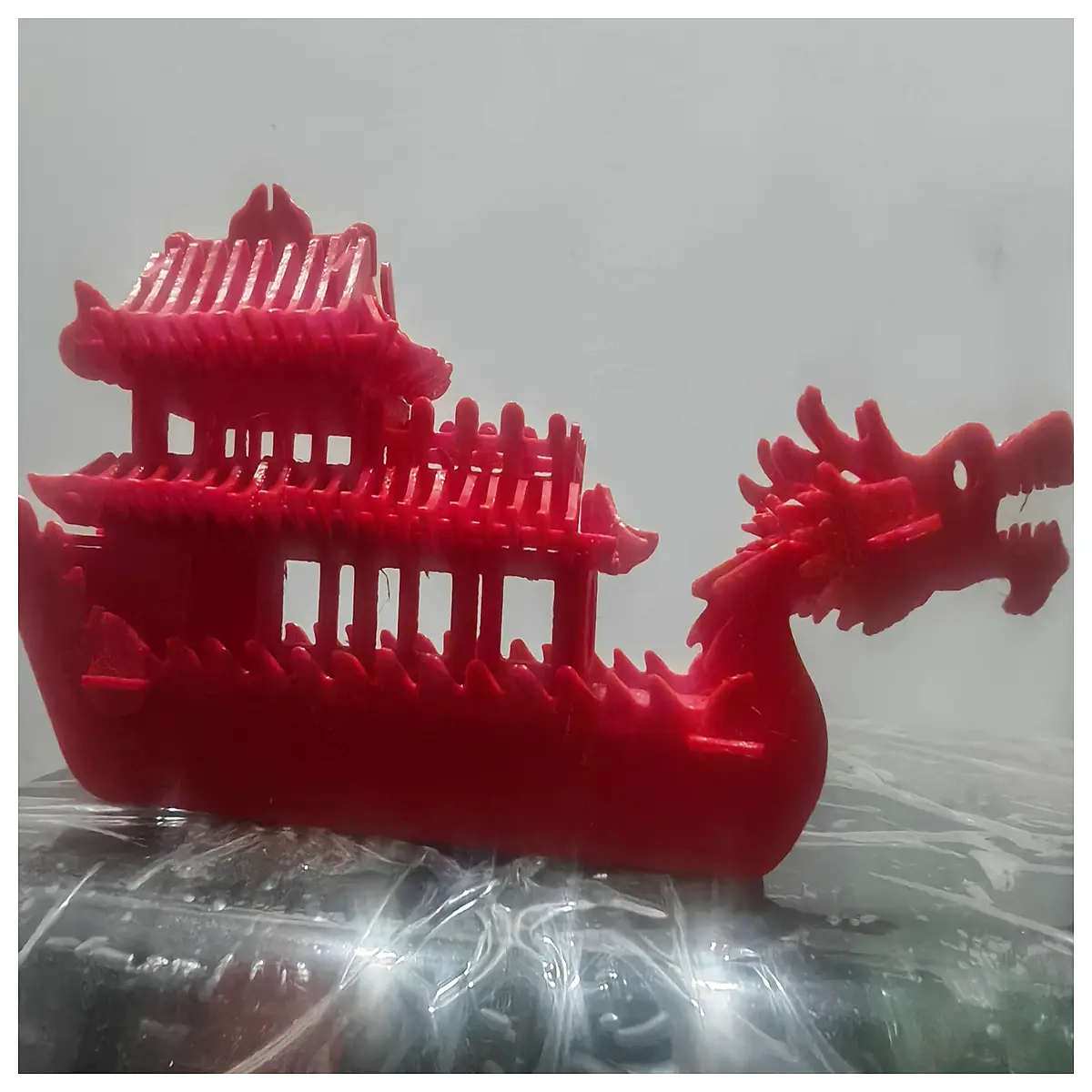 Dragon Boat Puzzle 3D Boat Model Assembly Toy Traditional Festival Decoration Puzzle Game