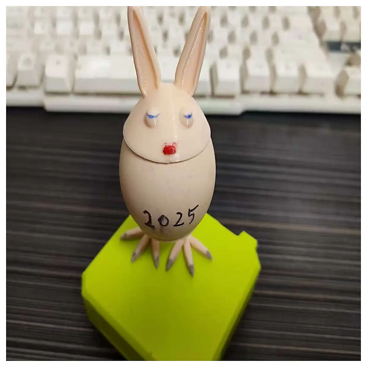 cute ceramic rabbit egg holder for breakfast table decor kitchen countertop organizer bunny shaped egg cup storage