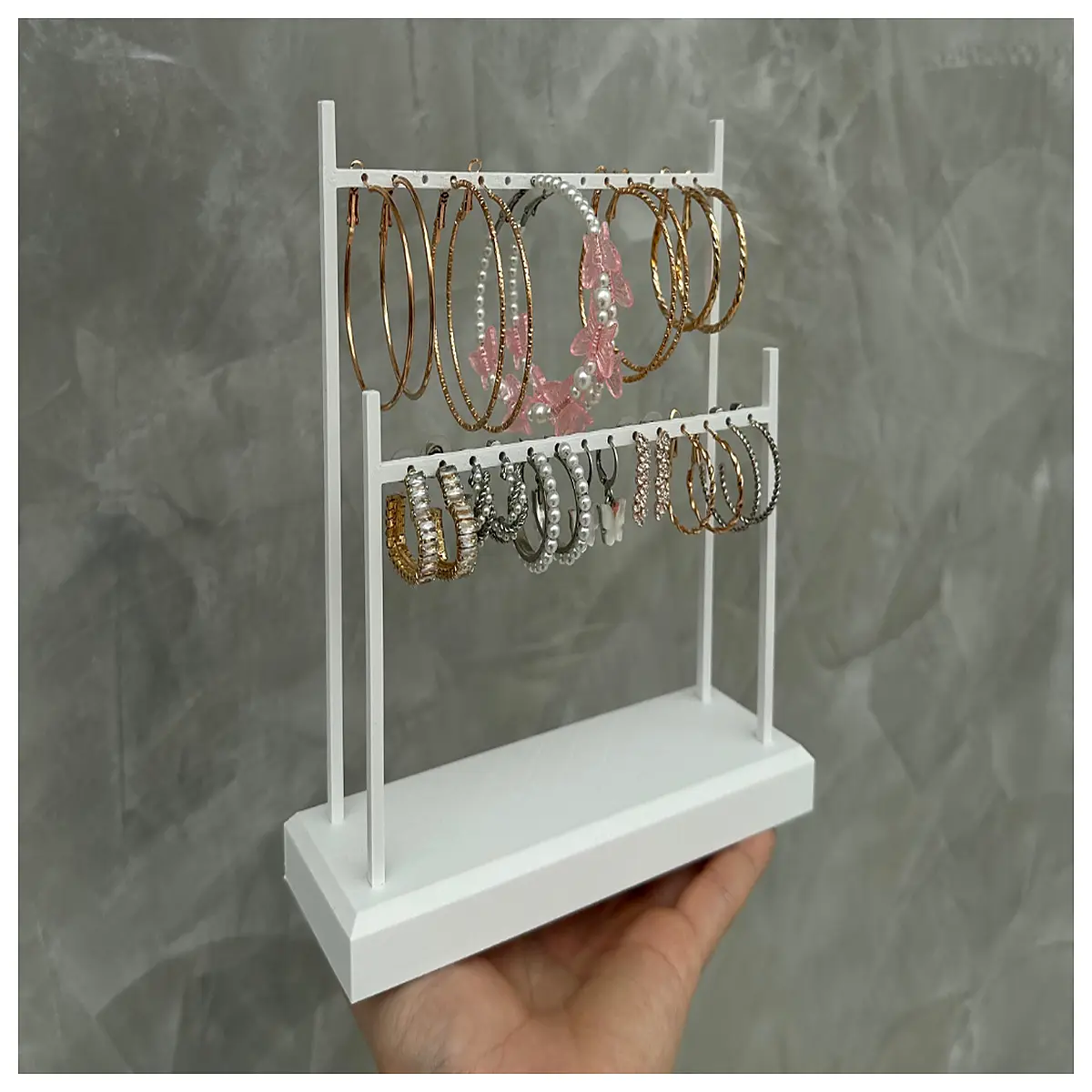 Earring Organizer Box Jewelry Storage Case Protective Box Desktop Storage Gift Box Keeps Earrings Safe
