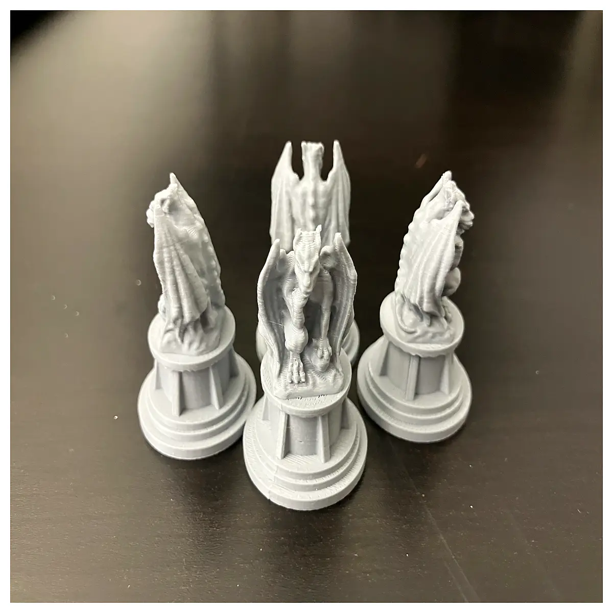 Dragon DND Stone Golem Statue 28mm Miniatures RPG Character Model Figurine Tabletop Gaming Accessory