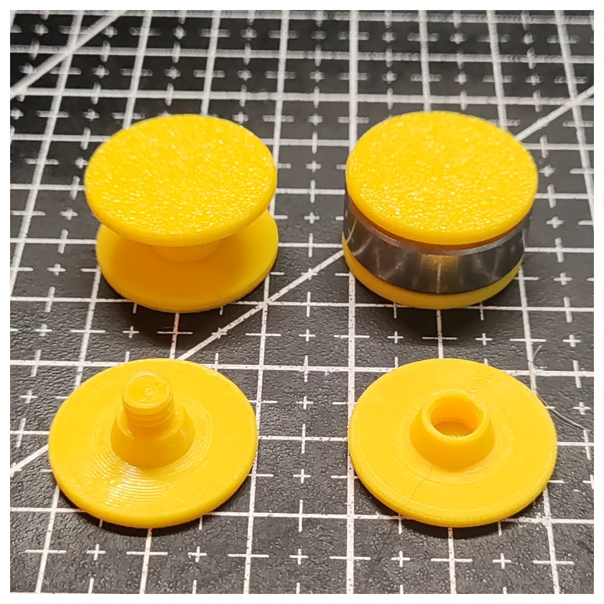 Threaded Bearing Cap 608 Bearing Cover for Fidget Spinners Bearing Cap Housing Threaded Fastening