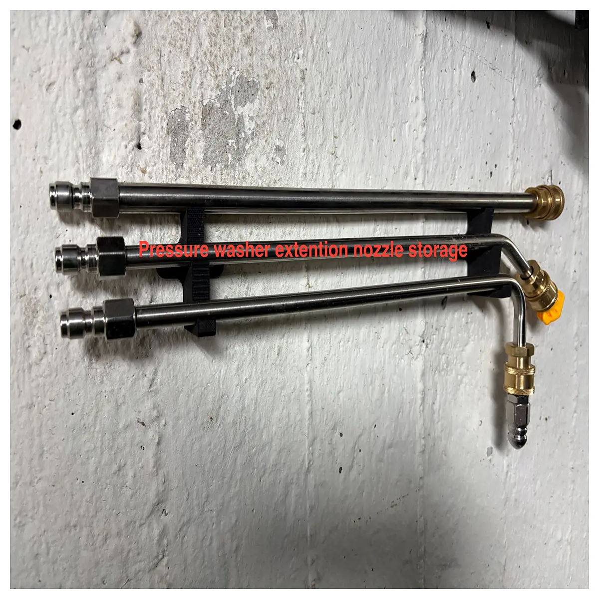 High Pressure Washer Nozzle Storage Tube Extension Organizer Nozzle Protection Cleaning Efficiency