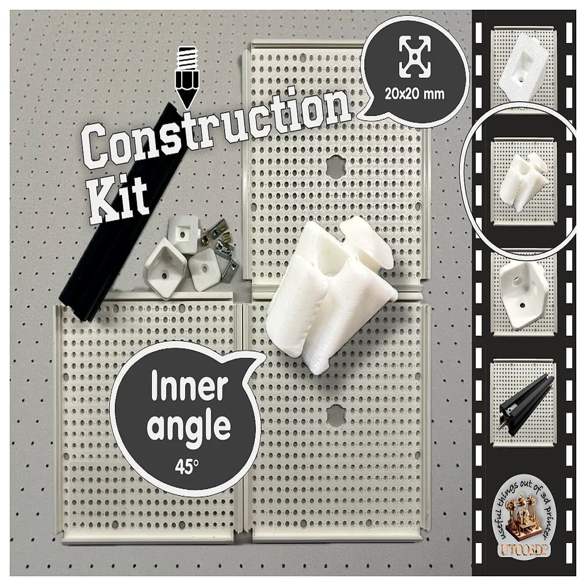 Profile Connector Wall Stud Connectors Structural Component Accessories Building Joint Kits Wall Connectors