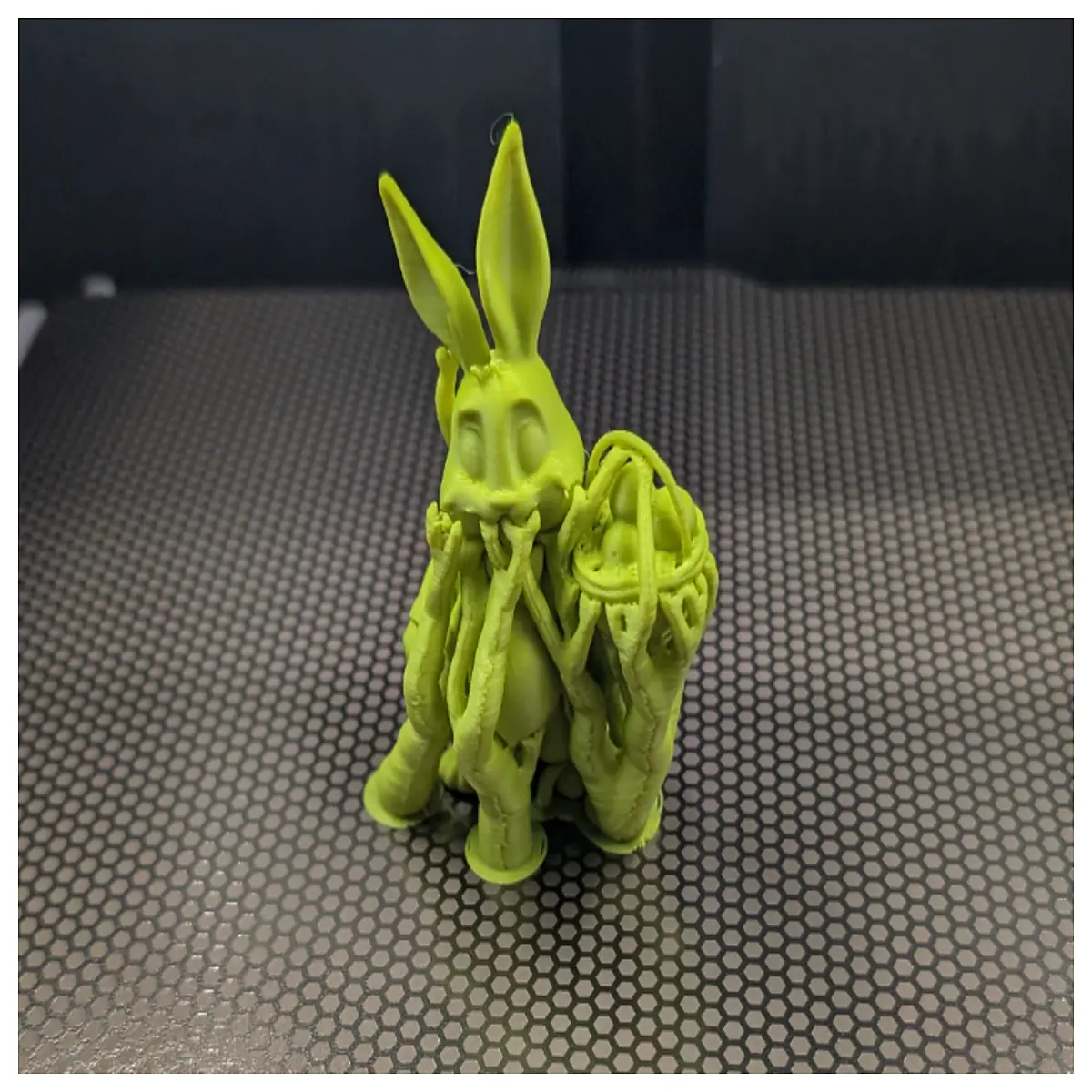 cute rabbit wire basket for home decor small storage hamper for nursery toys baby shower girl