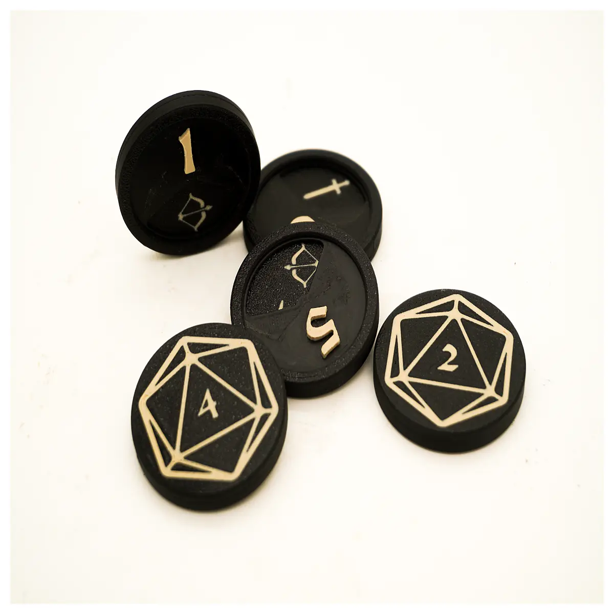 Tabletop RPG Ally Enemy Markers Miniature Markers for Roleplaying Games Tactical Markers Game Accessories Character Roleplaying