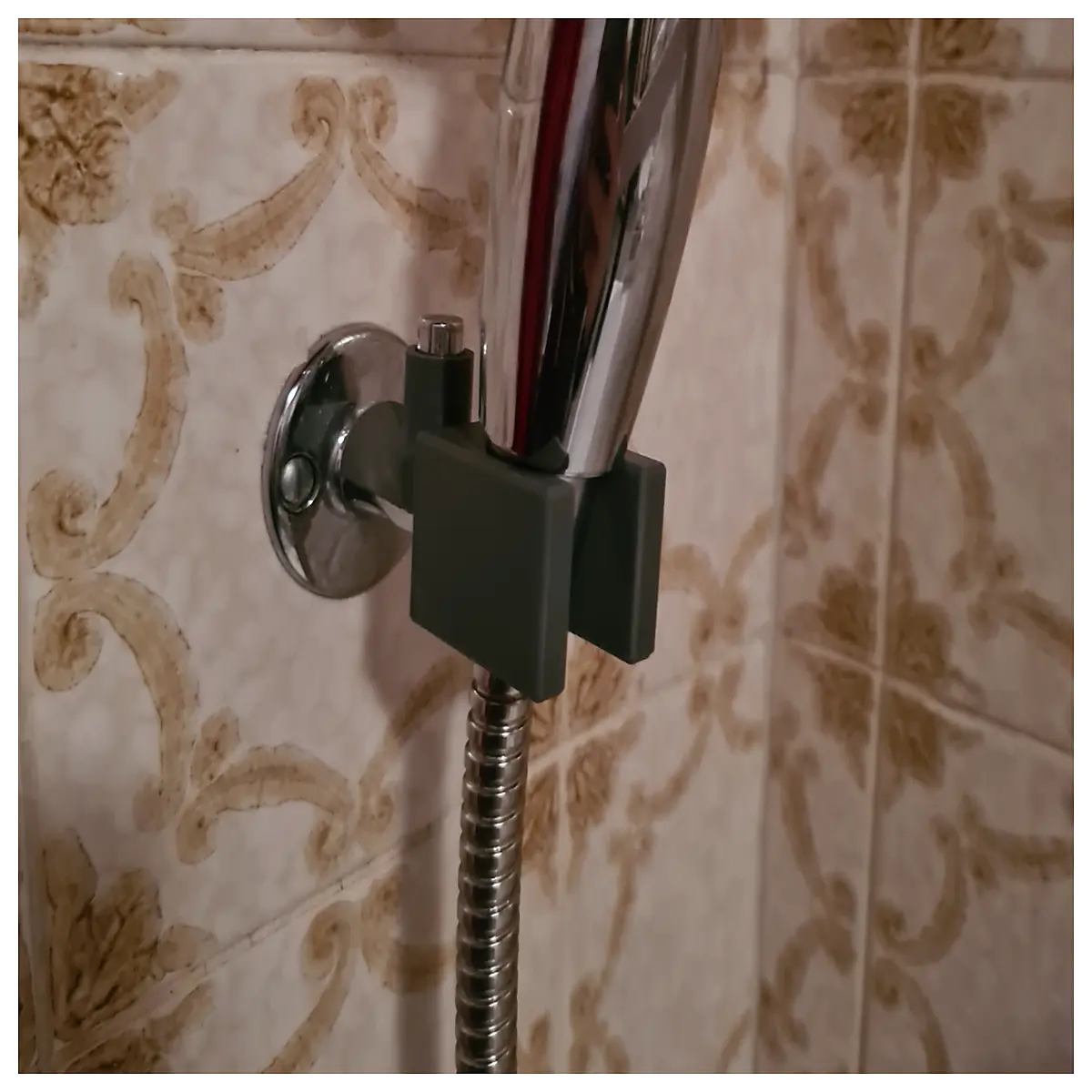 adjustable shower head holder wall mount bracket for rain shower heads duty finish bathroom accessories