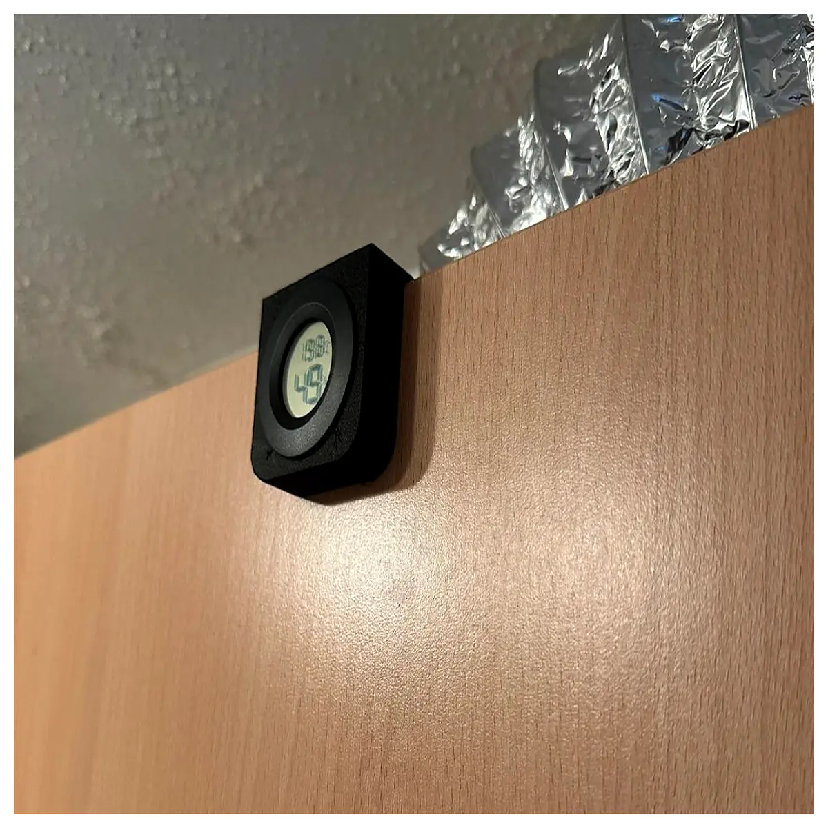 digital hygrometer wall mount bracket holder for home greenhouse temperature humidity sensor